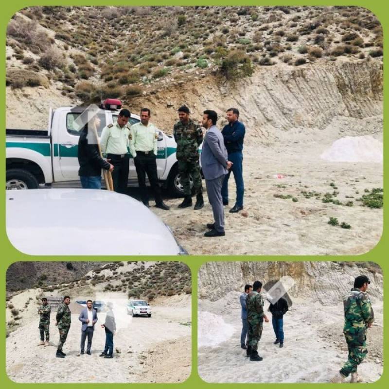 رفع تصرف اراضی ملی روستای گدارسرخ در جیرفت