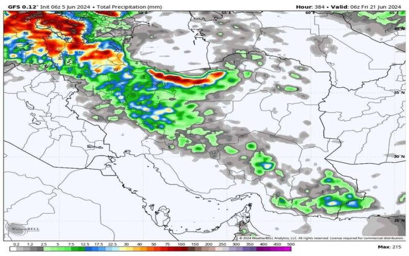 هشدار بارندگی و گرد و خاک در برخی نقاط ایران