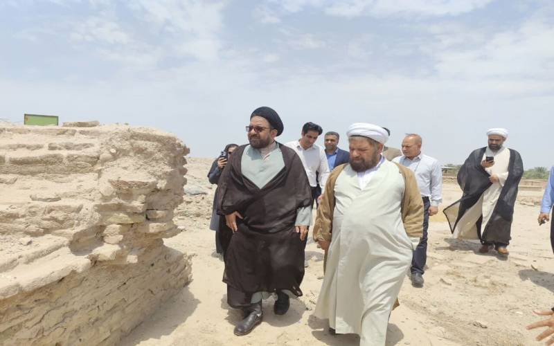 مسجد تاریخی و کهن شهر باستانی دقیانوس در شهرستان جیرفت