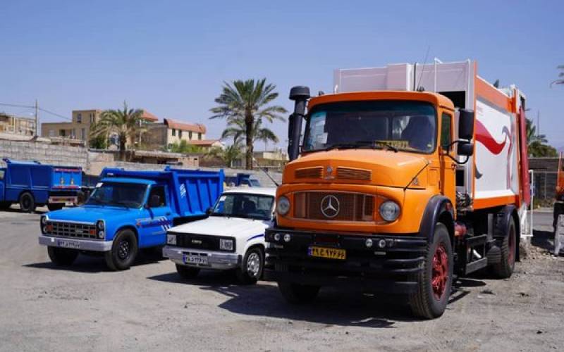 تجهیز ناوگان خدماتی شهرداری جیرفت با ماشین‌آلات جدید